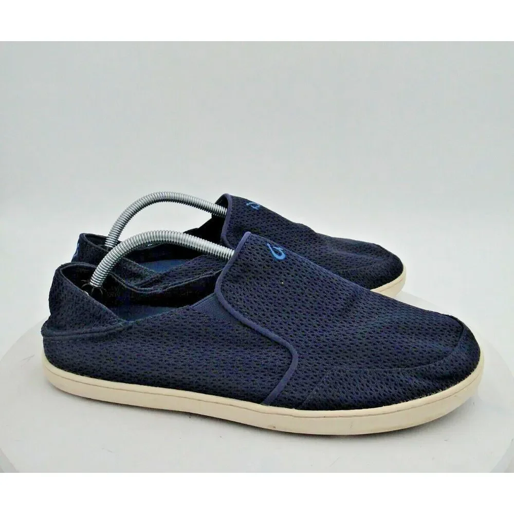 Olukai‎ Lae'Ahi Men's Navy Blue Depth Slip On Shoes Size 11.5
